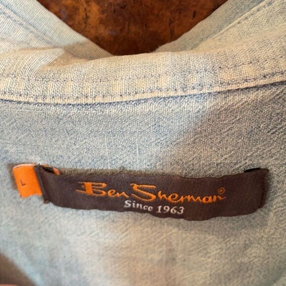 BEN Sherman Men’s Denim shirt - Picture 4 of 12